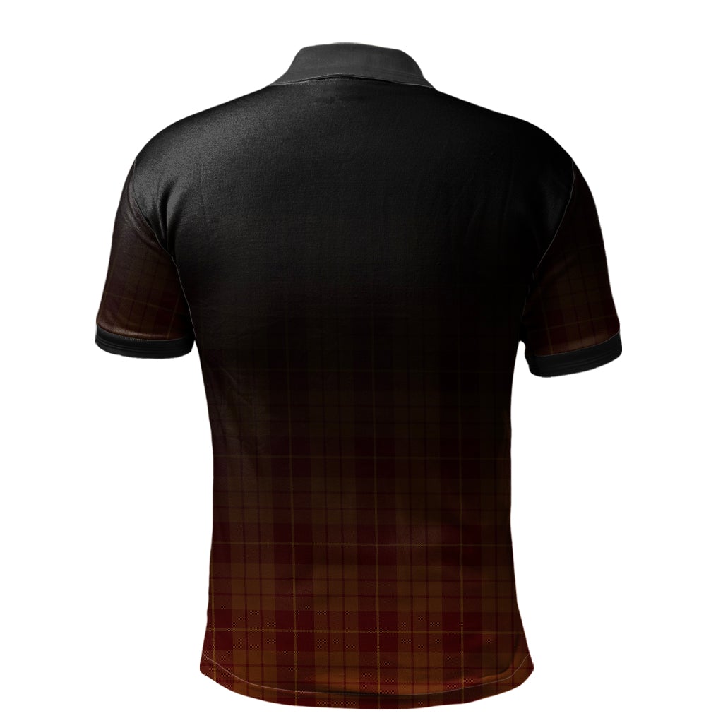 Hamilton Red Tartan Polo Shirt - Alba Celtic Style