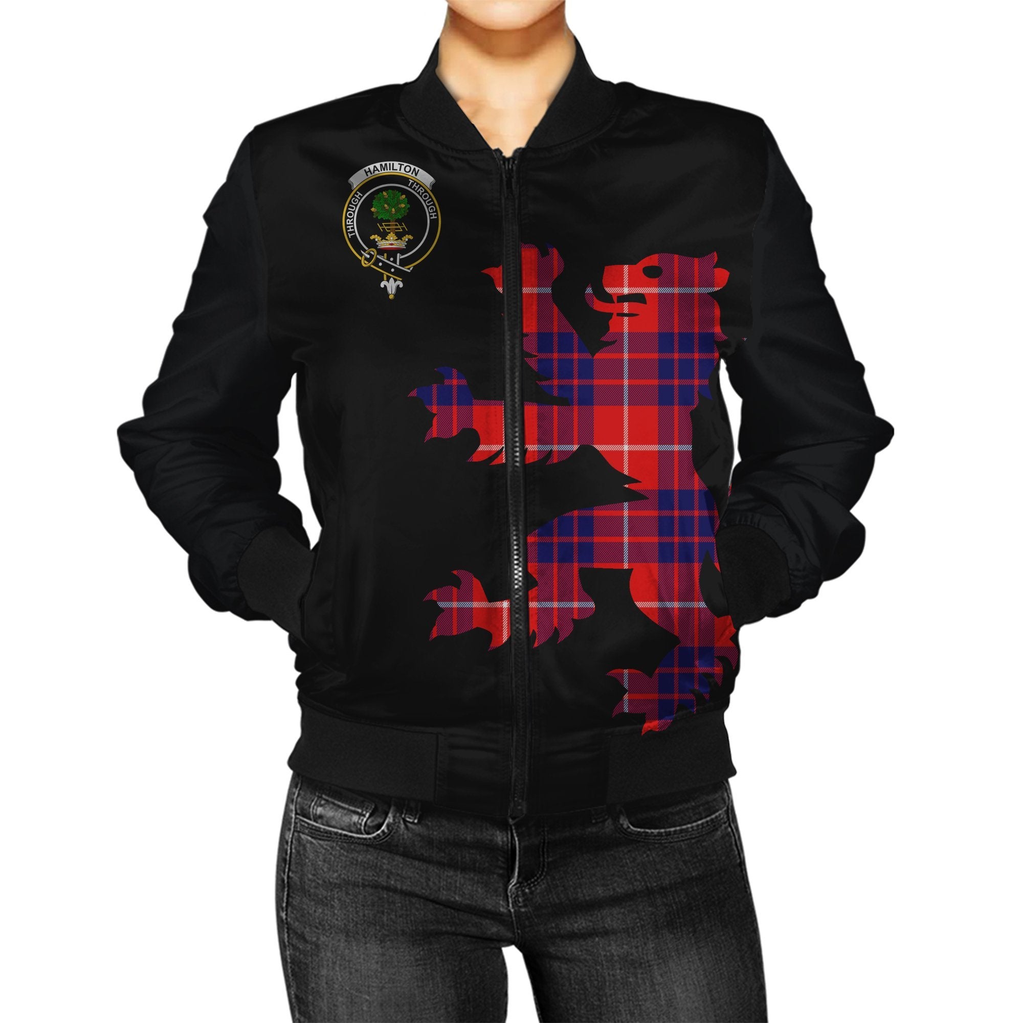 Hamilton Tartan Bomber Jacket Lion & Thistle