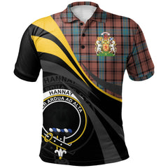 Hannay Dress Tartan Polo Shirt - Royal Coat Of Arms Style