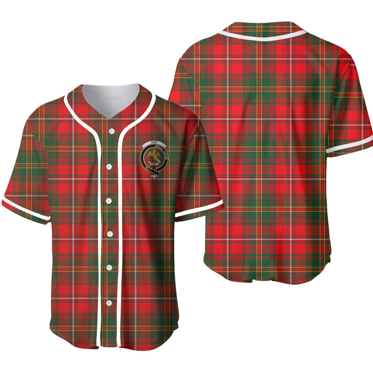 Hay Tartan Unisex Baseball Jersey