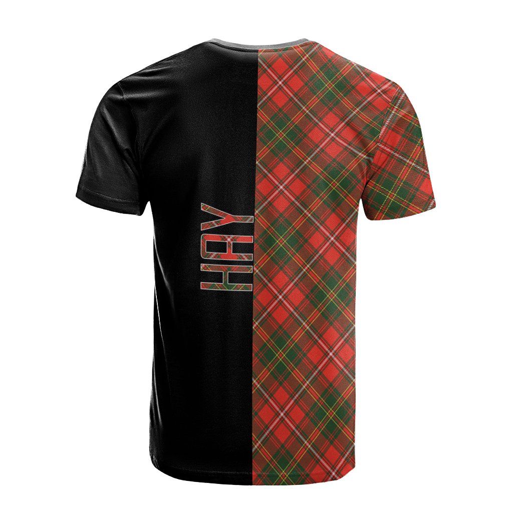 Hay Modern Tartan T-Shirt Half of Me - Cross Style