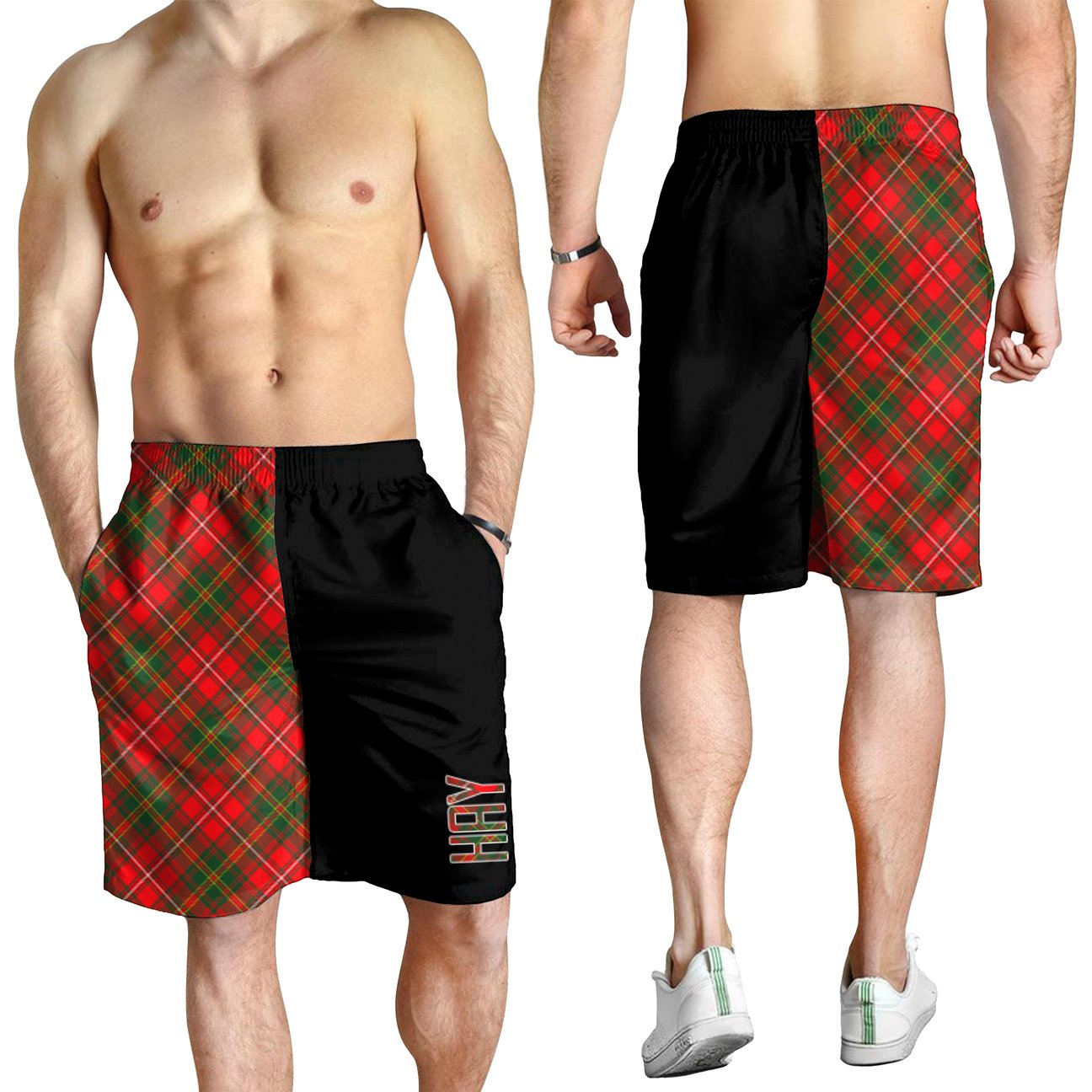 Hay Modern Tartan Crest Men's Short - Cross Style