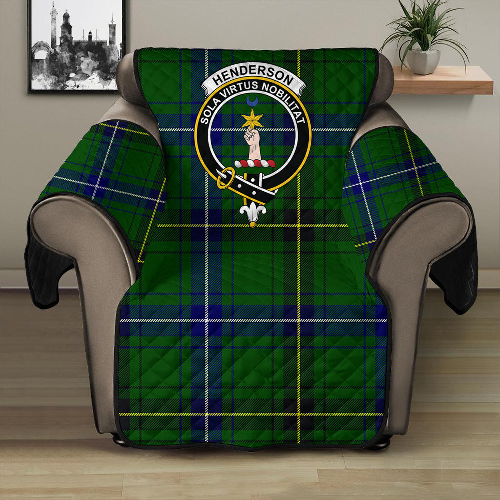 Henderson Modern Tartan Crest Sofa Protector