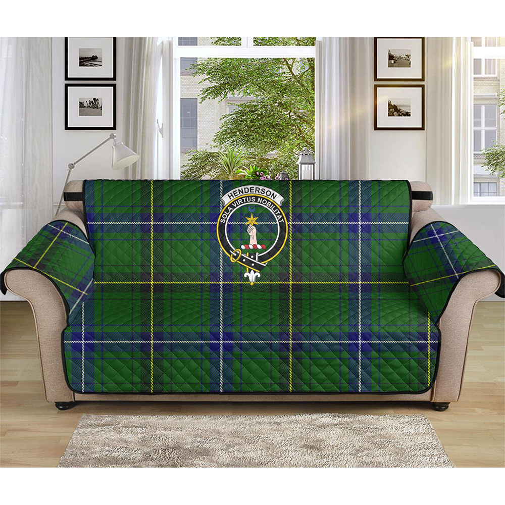 Henderson Modern Tartan Crest Sofa Protector