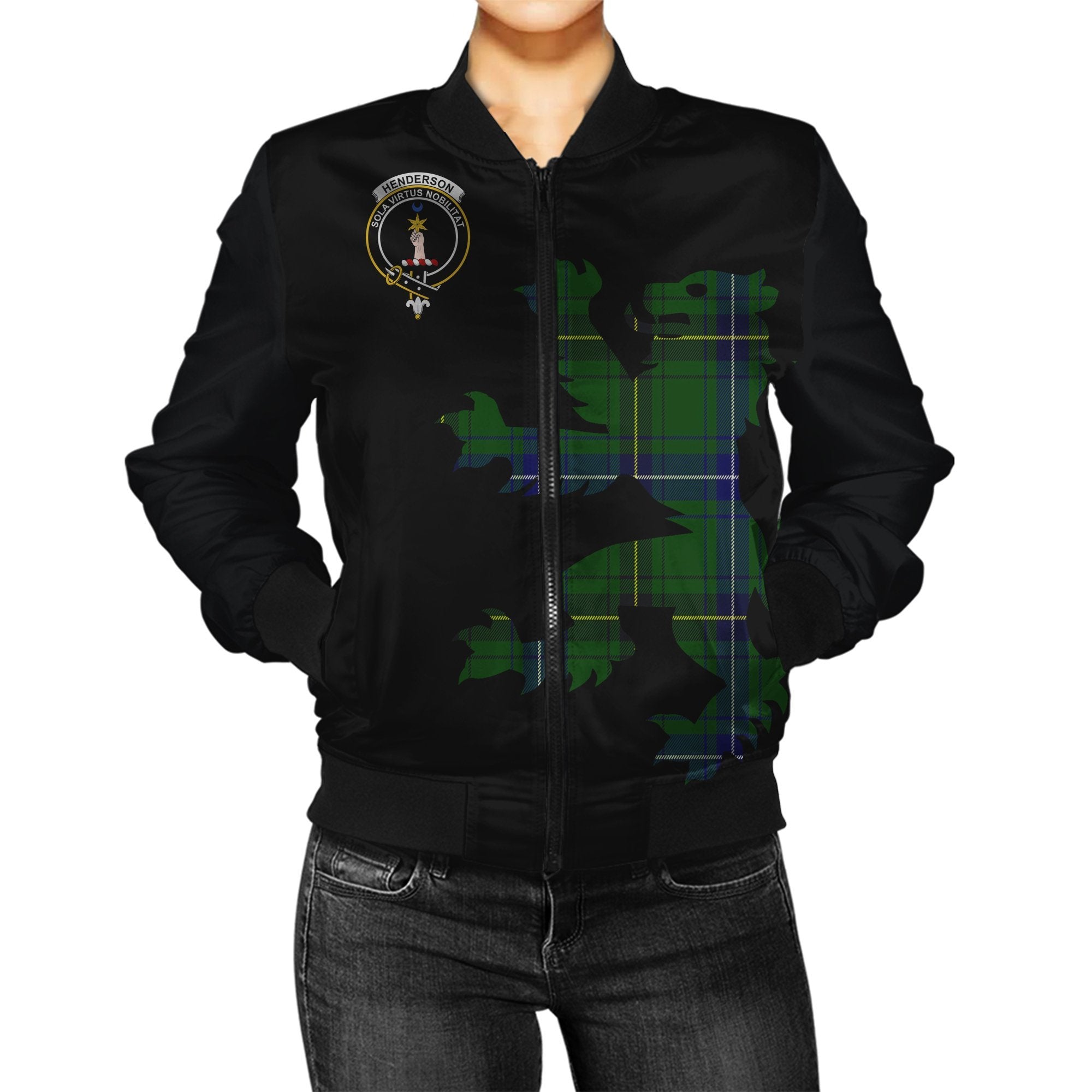 Henderson Tartan Bomber Jacket Lion & Thistle