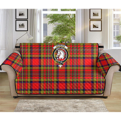 Hepburn Tartan Crest Sofa Protector