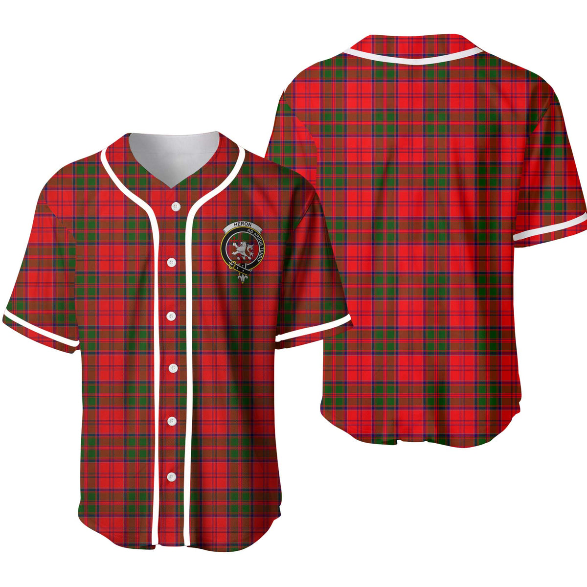 Heron Tartan Unisex Baseball Jersey