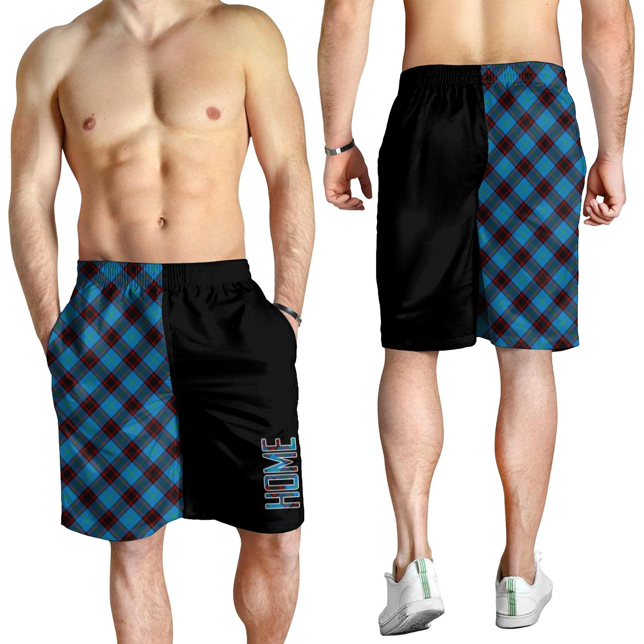 Home Ancient Tartan Crest Men's Short - Cross Style