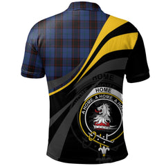 Home or Hume Tartan Polo Shirt - Royal Coat Of Arms Style