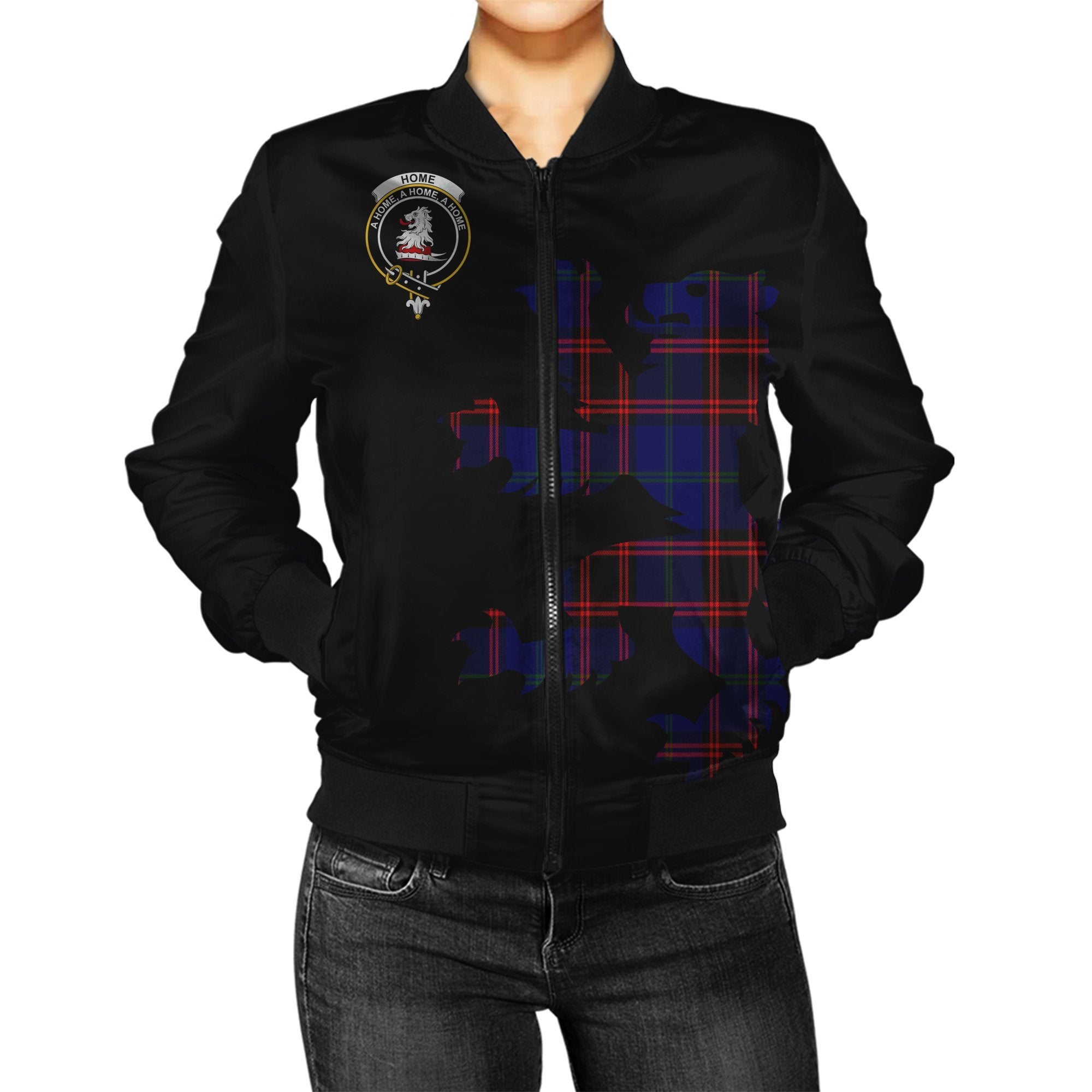 Home Tartan Bomber Jacket Lion & Thistle