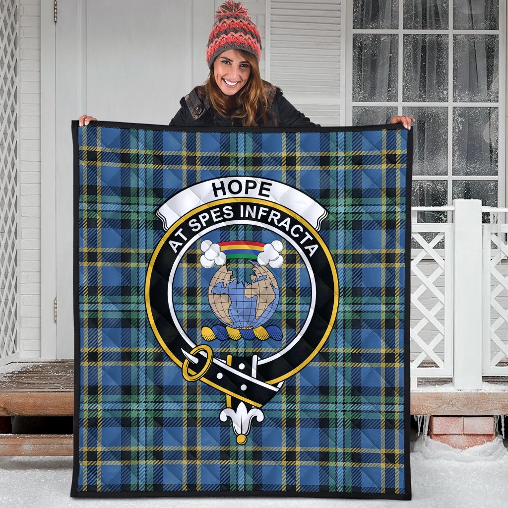 Hope Tartan Crest Quilt