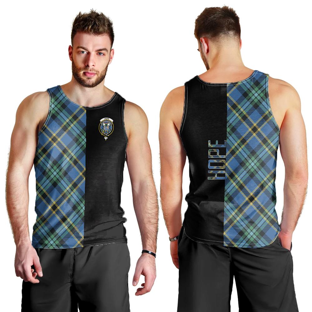 Hope Tartan Crest Men's Tank Top - Cross Style