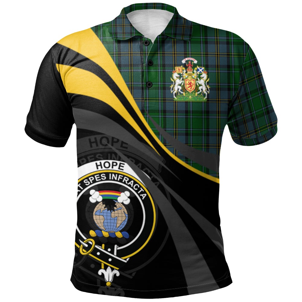 Hope (Vere) Lochcarron Tartan Polo Shirt - Royal Coat Of Arms Style