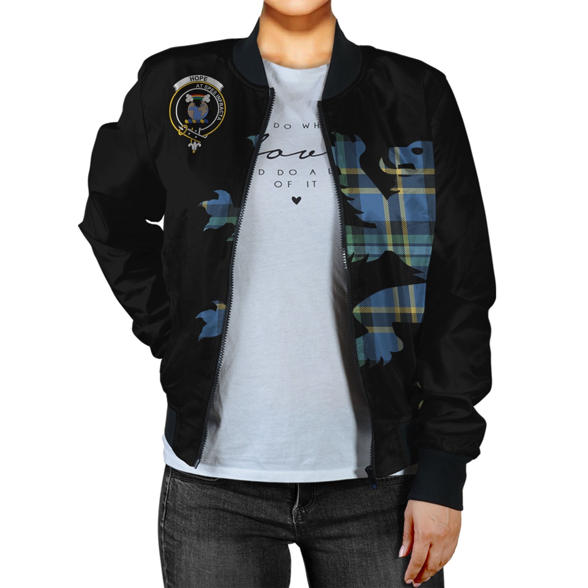 Hope Tartan Bomber Jacket Lion & Thistle