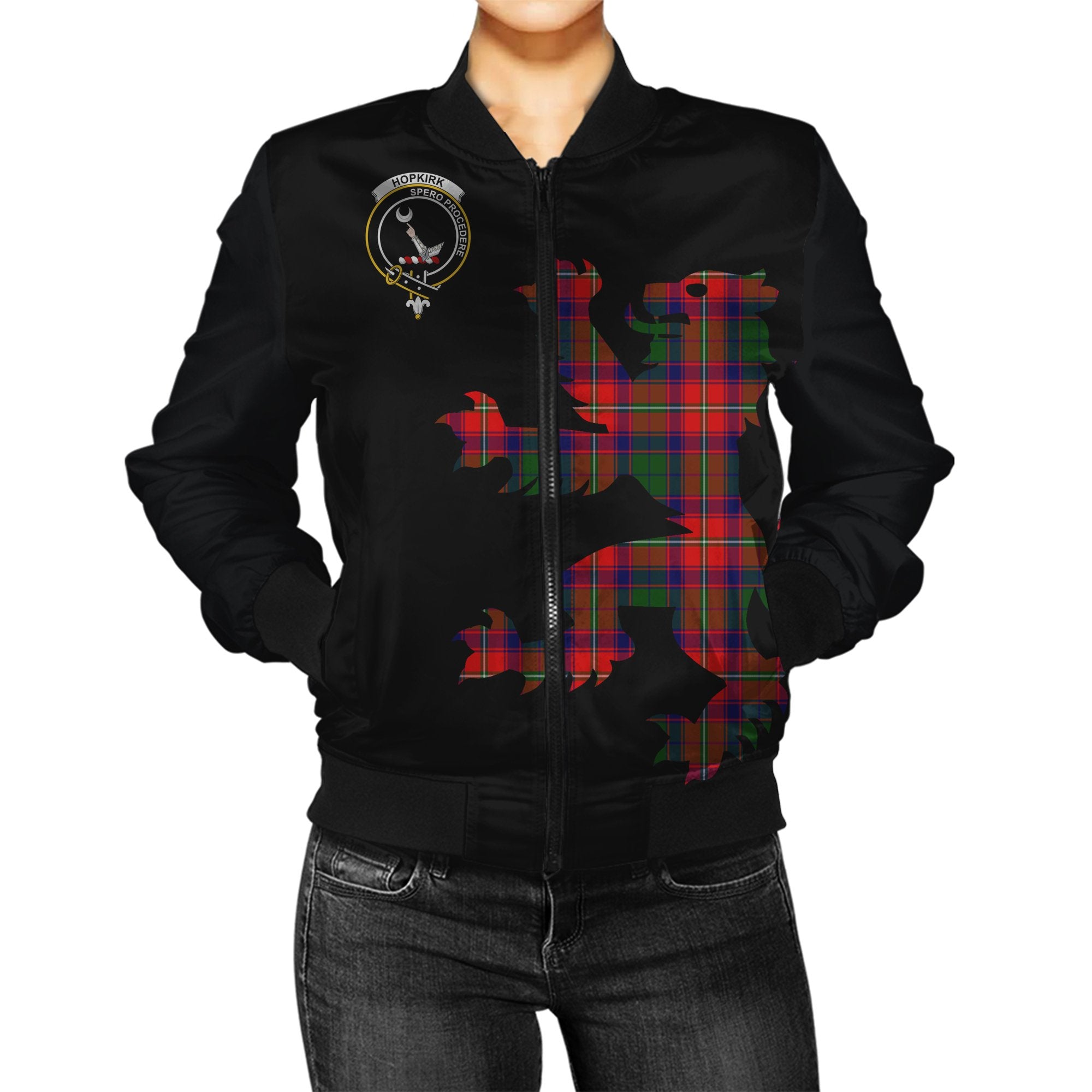 Hopkirk Tartan Bomber Jacket Lion & Thistle