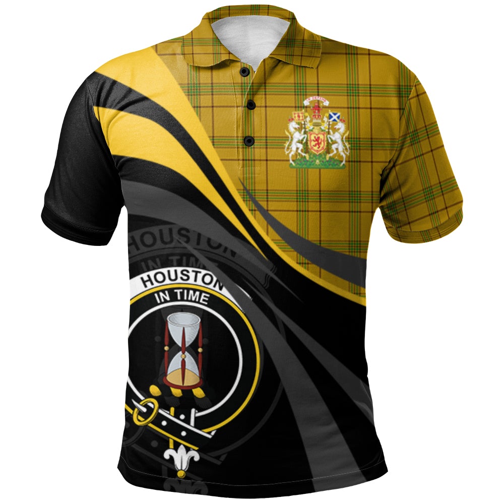 Houston Tartan Polo Shirt - Royal Coat Of Arms Style