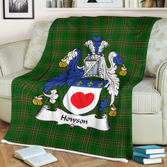 Howson Ireland Tartan Coat Of Arms Blankets