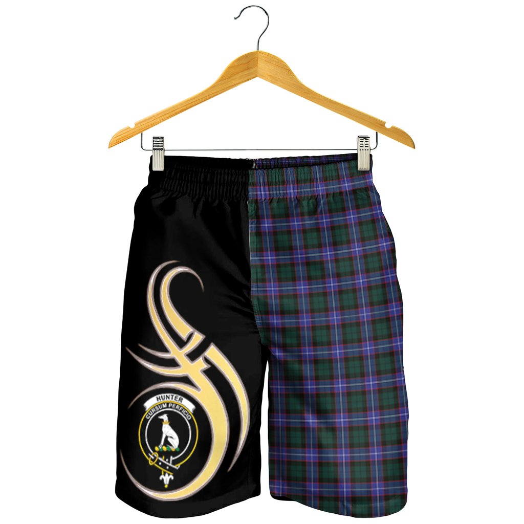 Hunter Modern Tartan Crest Men's Short PM8