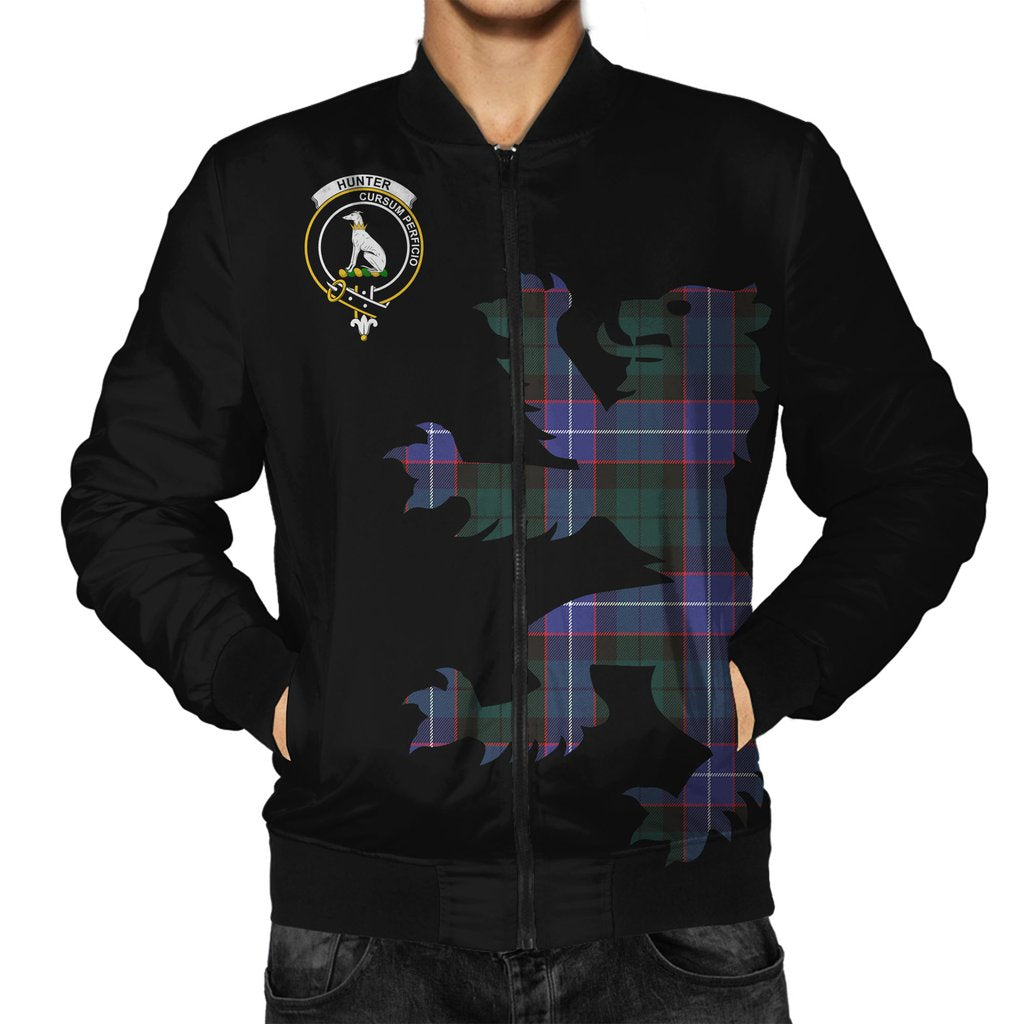 Hunter Tartan Crest Bomber Jacket