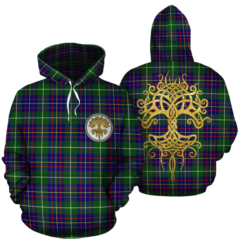 Inglis Modern Tartan Hoodie - Tree Of Life