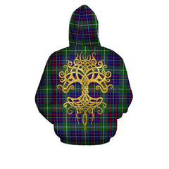 Inglis Modern Tartan Hoodie - Tree Of Life