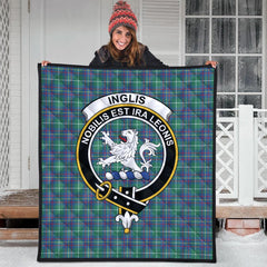 Inglis Ancient Tartan Crest Quilt
