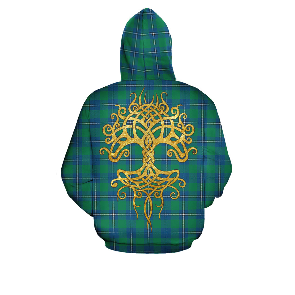 Irvine Ancient Tartan Hoodie - Tree Of Life