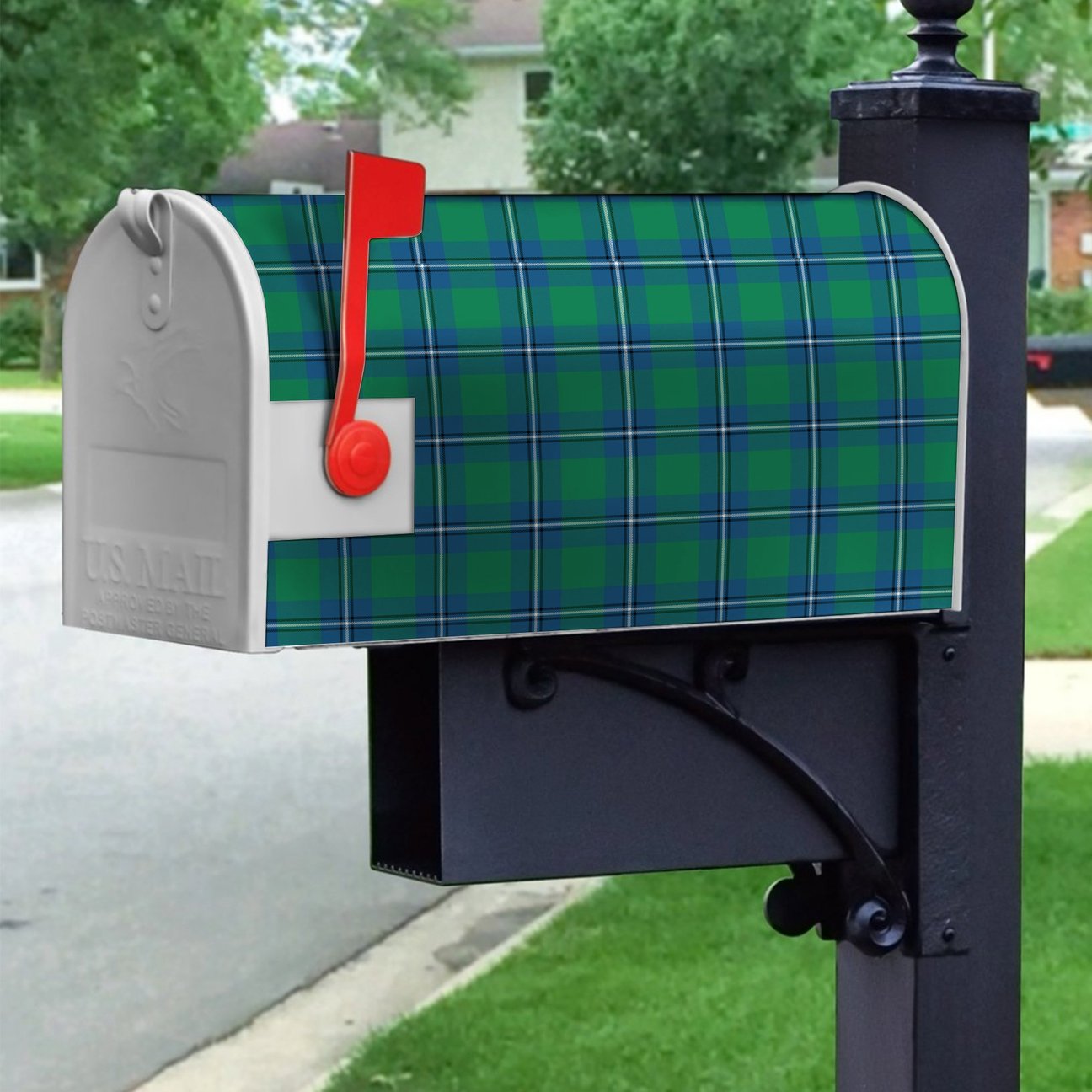 Irvine Ancient Tartan Crest Mailbox