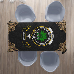 Irvine Crest Tablecloth - Black Style