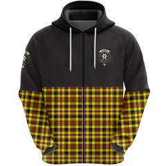 Jardine Clan Half Of Tartan Zipper Hoodie