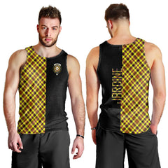 Jardine Tartan Crest Men's Tank Top - Cross Style