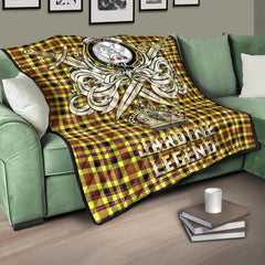 Jardine Tartan Crest Legend Gold Royal Premium Quilt
