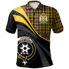Jardine of Castlemilk Tartan Polo Shirt - Royal Coat Of Arms Style