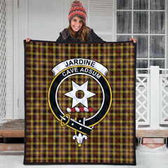 Jardine of Castlemilk Tartan Crest Quilt