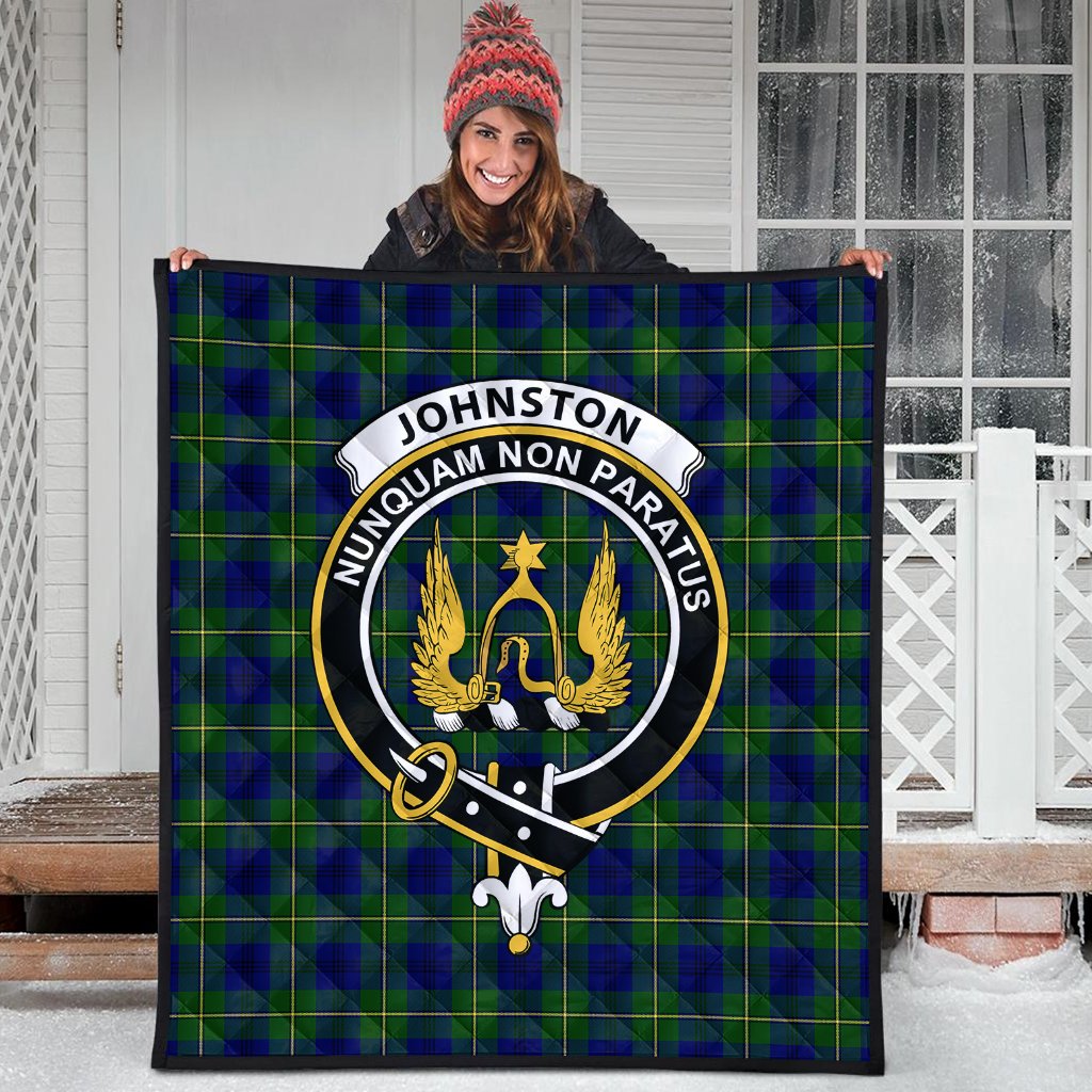 Johnston Modern Tartan Crest Quilt