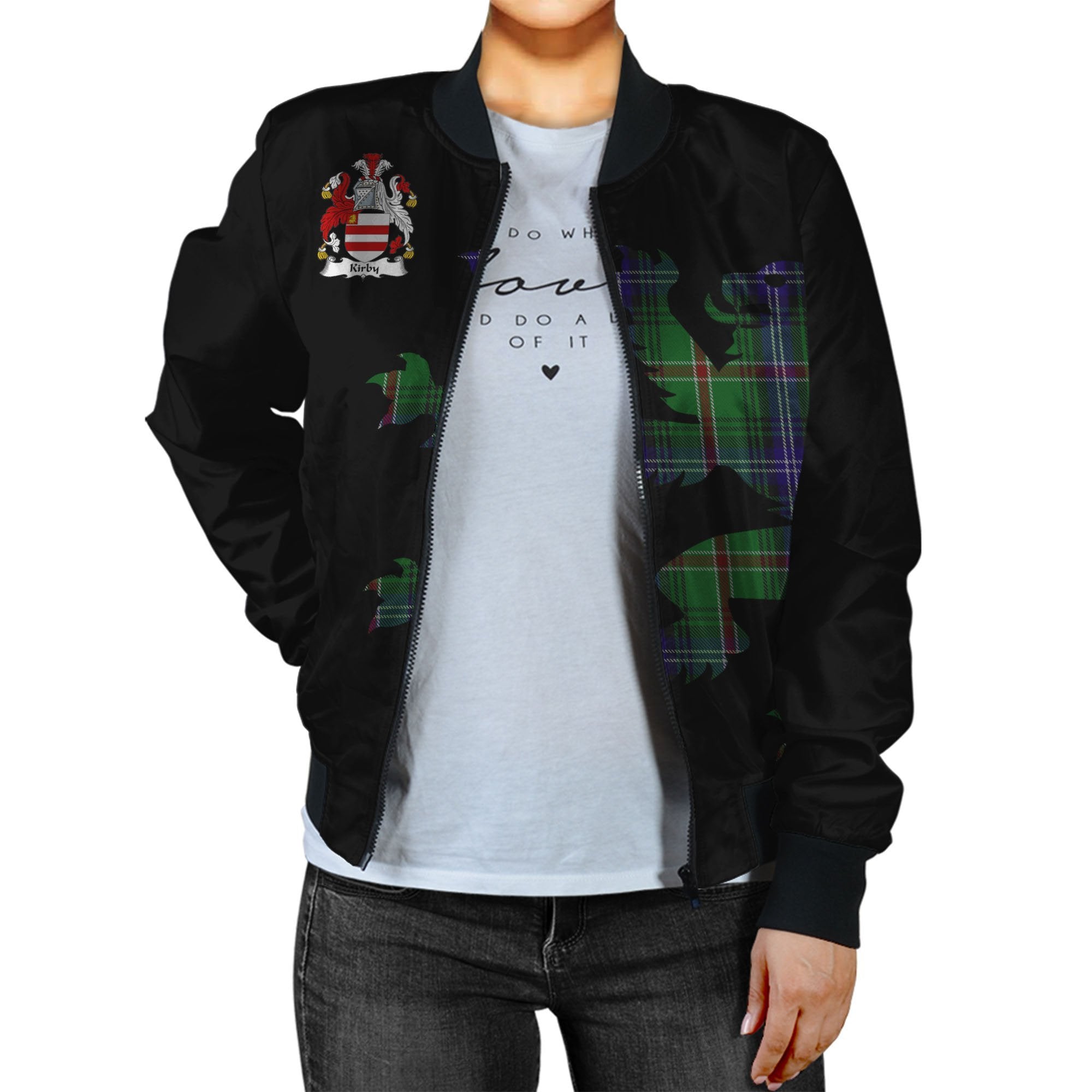 Kirby Tartan Bomber Jacket Lion & Thistle