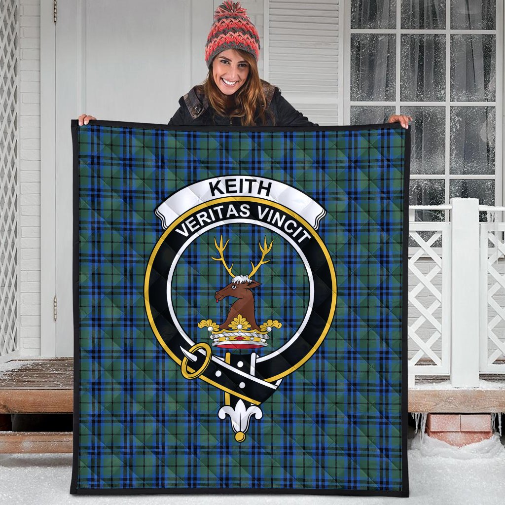 Keith Tartan Crest Quilt
