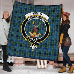 Keith Tartan Crest Quilt