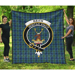 Keith Tartan Crest Quilt