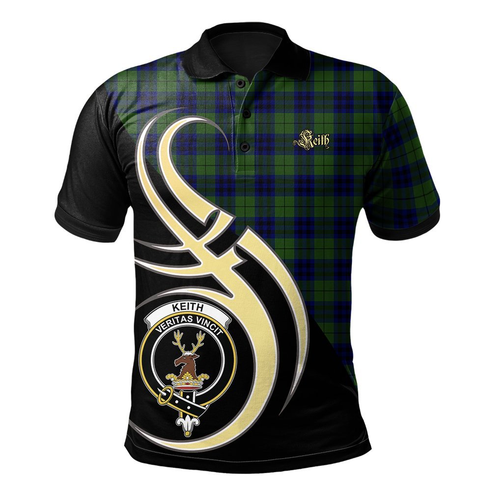 Keith Modern Tartan Polo Shirt - Believe In Me Style