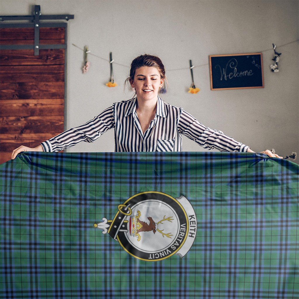 Keith Tartan Crest Tablecloth