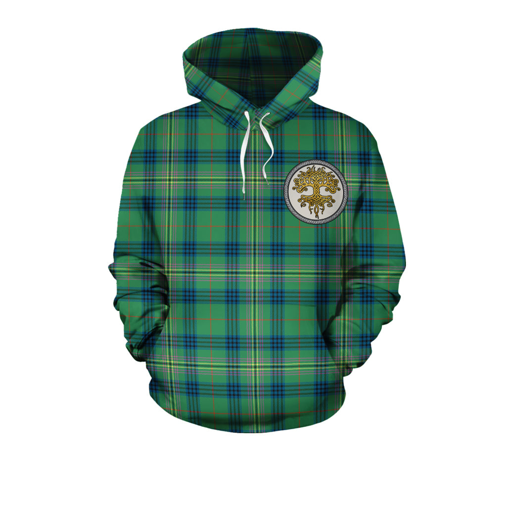 Kennedy Ancient Tartan Hoodie - Tree Of Life