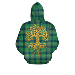 Kennedy Ancient Tartan Hoodie - Tree Of Life