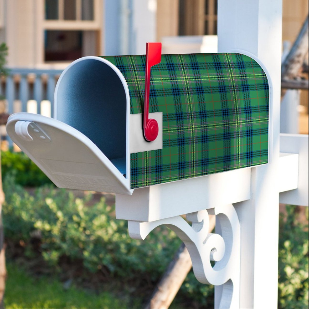 Kennedy Ancient Tartan Crest Mailbox