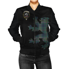 Kennedy Tartan Crest Bomber Jacket