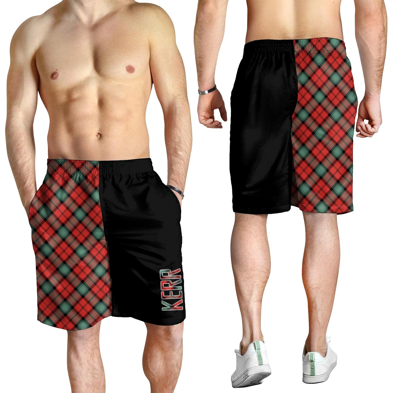 Kerr Ancient Tartan Crest Men's Short - Cross Style