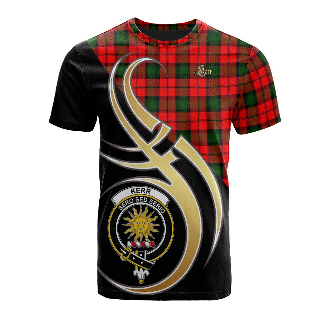 Kerr Modern Tartan T-shirt - Believe In Me Style