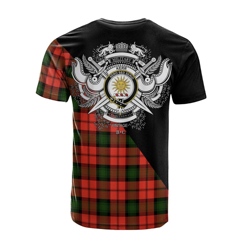 Kerr Modern Tartan - Military T-Shirt
