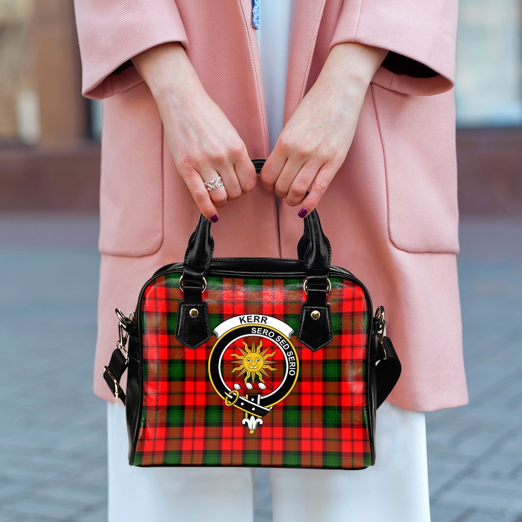 Kerr Modern Tartan Crest Shoulder Handbags