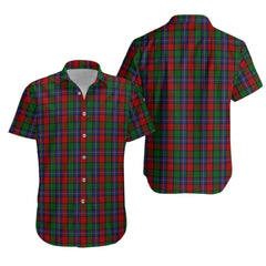 Kilgour Asymmetrical Tartan Hawaiian Shirt